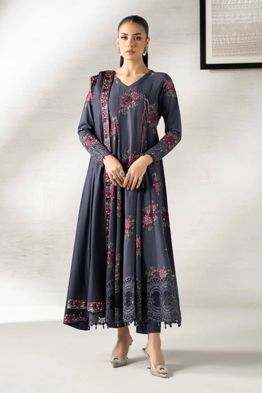 3 Piece Embroidered Khaddar Suit